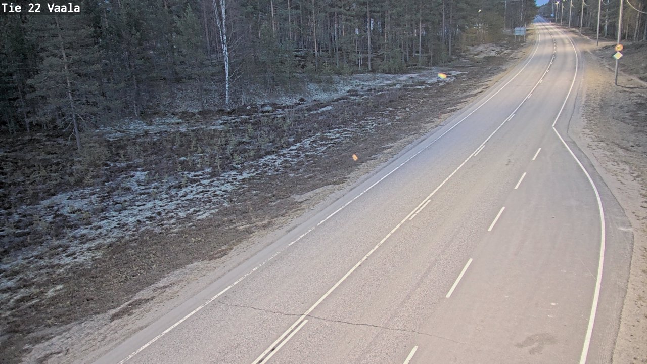 Kelikamerat Kuva Tie 22 Vaala, Vaala, Pohjois-Pohjanmaa