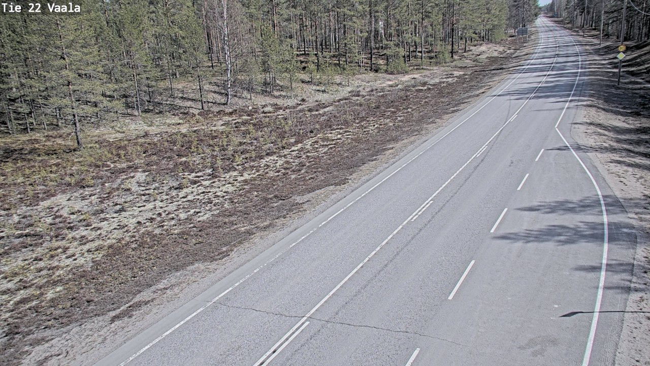 Kelikamerat Kuva Tie 22 Vaala, Vaala, Pohjois-Pohjanmaa