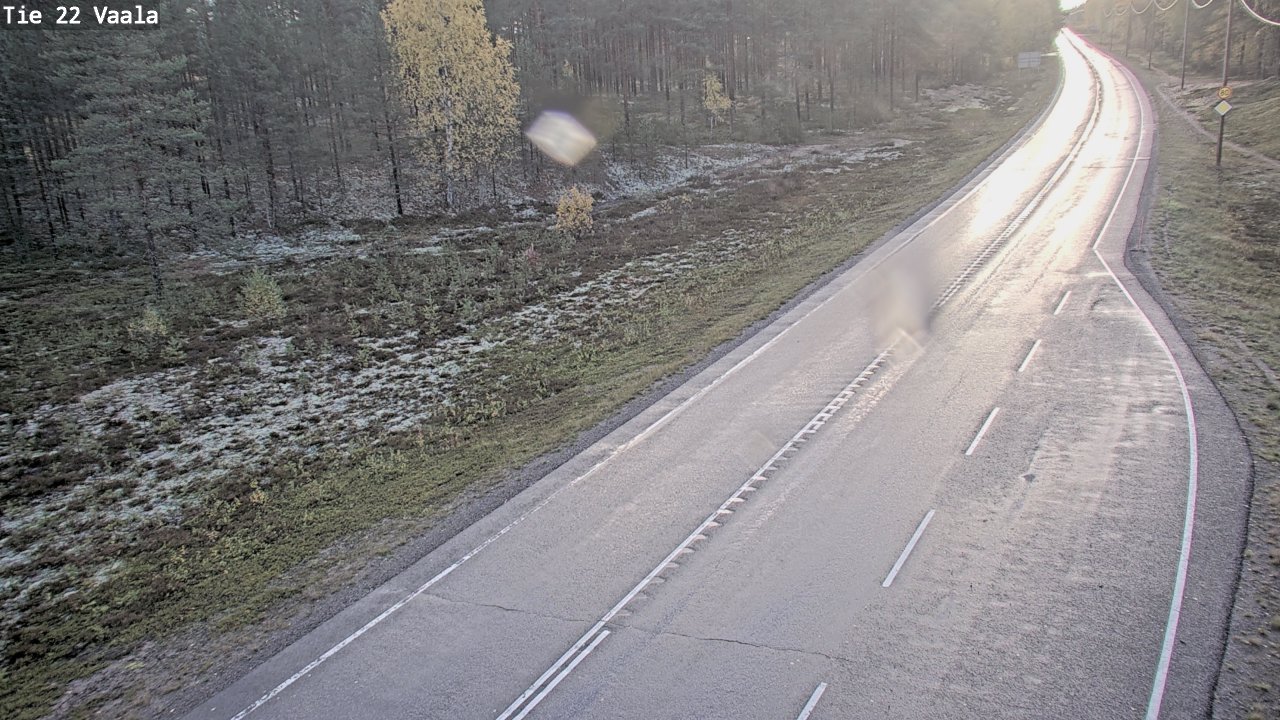 Weather Camera Image Väg 22 Vaala, Vaala, Pohjois-Pohjanmaa