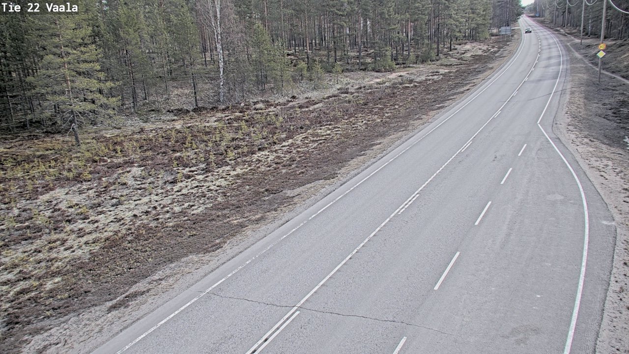 Kelikamerat Kuva Tie 22 Vaala, Vaala, Pohjois-Pohjanmaa