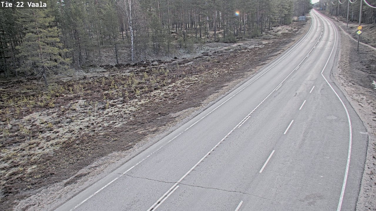 Kelikamerat Kuva Tie 22 Vaala, Vaala, Pohjois-Pohjanmaa