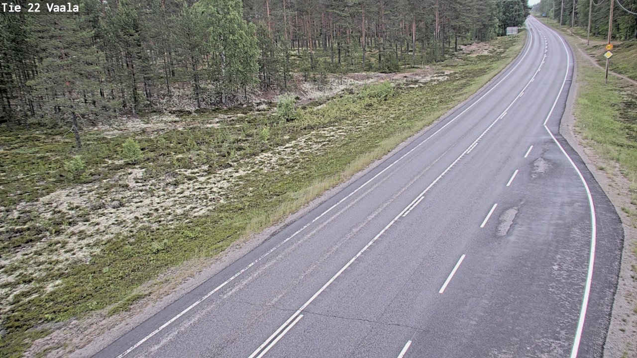 Kelikamerat Kuva Tie 22 Vaala, Vaala, Pohjois-Pohjanmaa