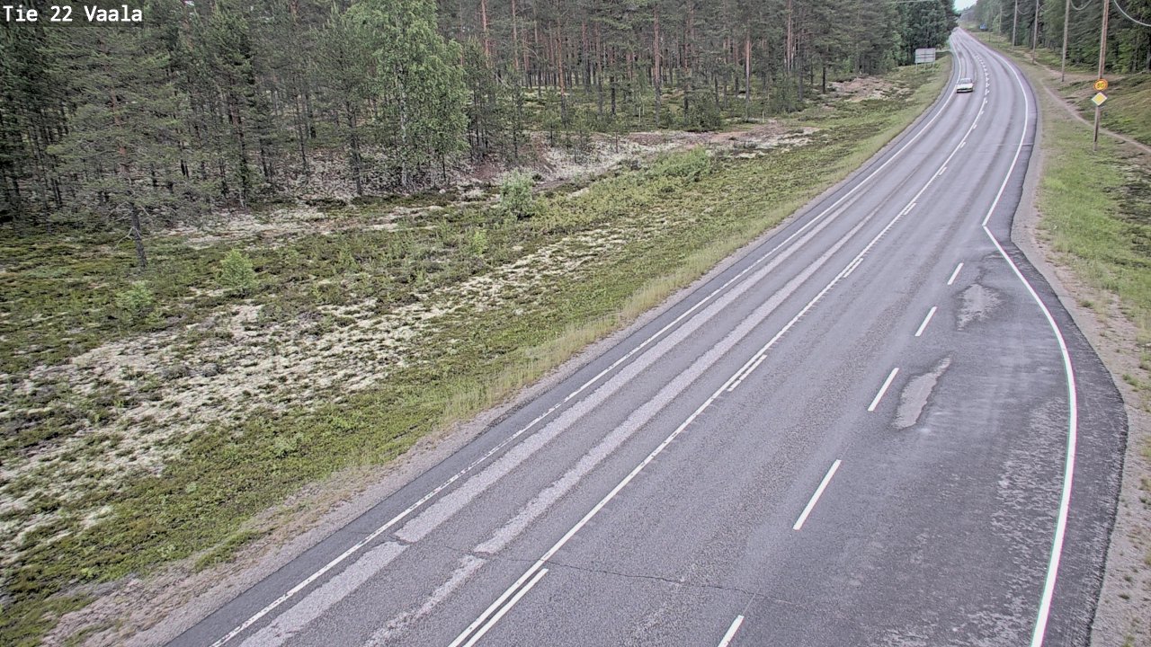 Kelikamerat Kuva Tie 22 Vaala, Vaala, Pohjois-Pohjanmaa