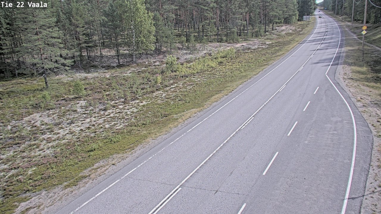 Kelikamerat Kuva Tie 22 Vaala, Vaala, Pohjois-Pohjanmaa
