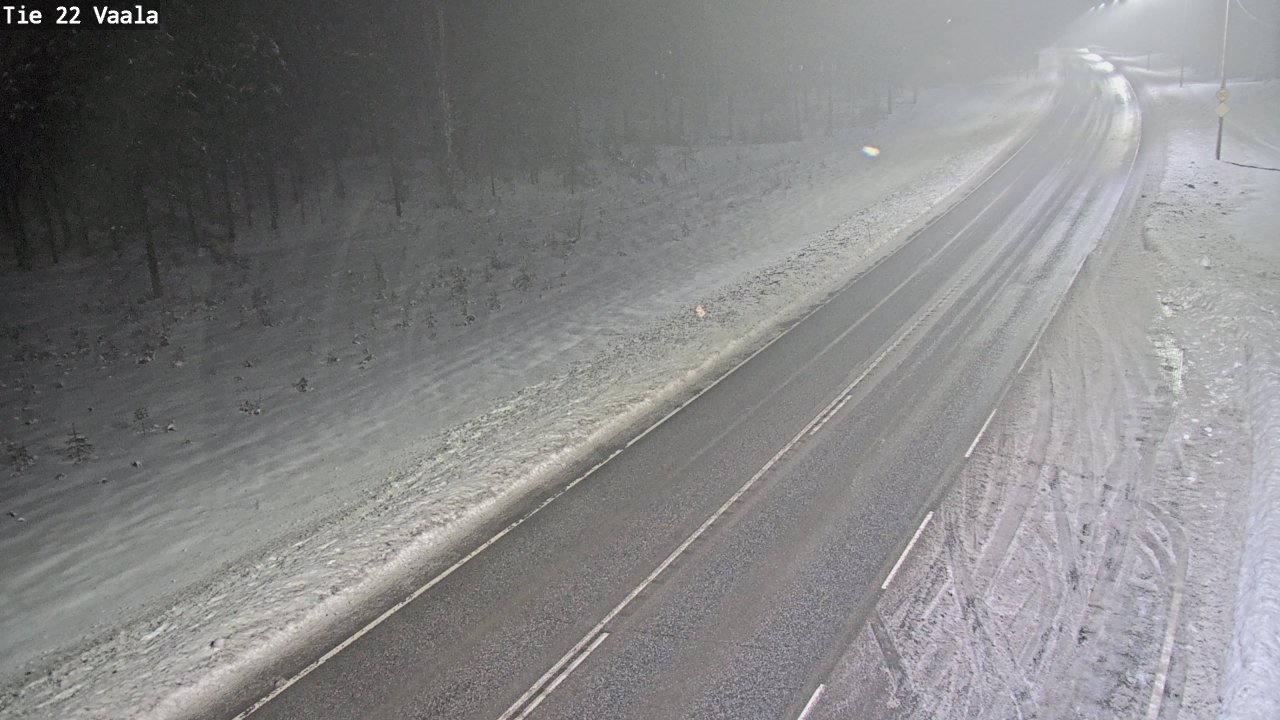 Weather Camera Image Väg 22 Vaala, Vaala, Pohjois-Pohjanmaa