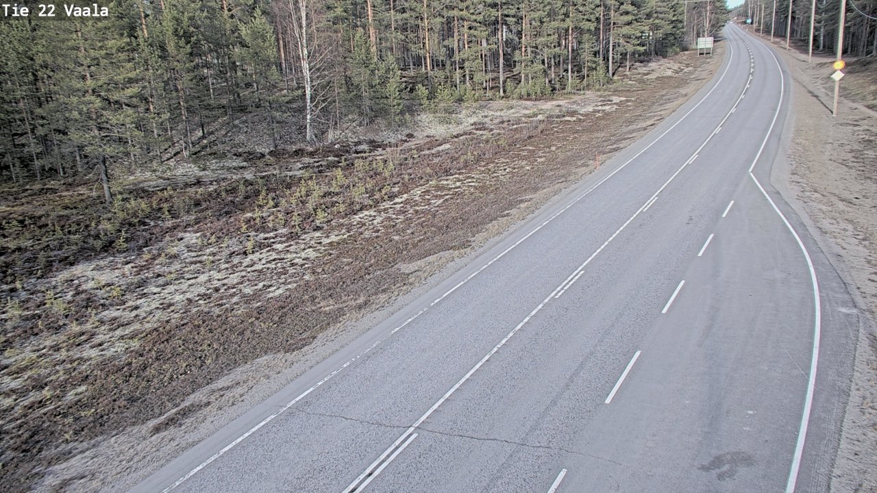 Kelikamerat Kuva Tie 22 Vaala, Vaala, Pohjois-Pohjanmaa