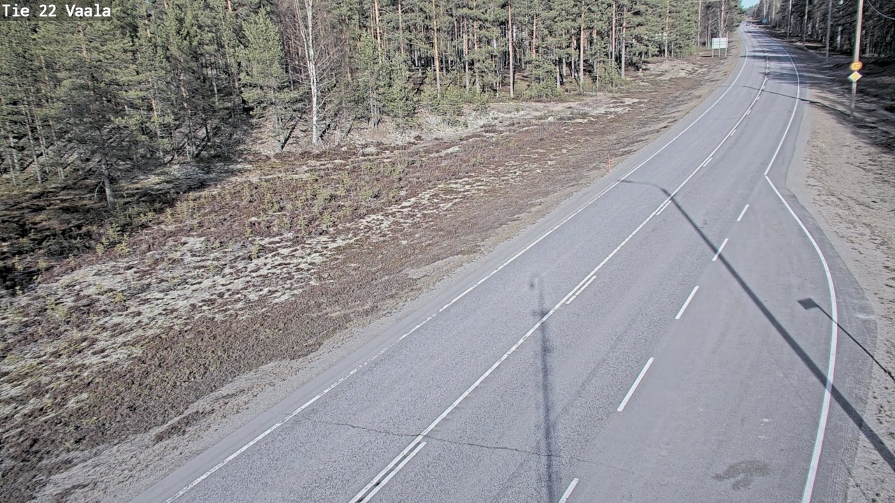 Kelikamerat Kuva Tie 22 Vaala, Vaala, Pohjois-Pohjanmaa