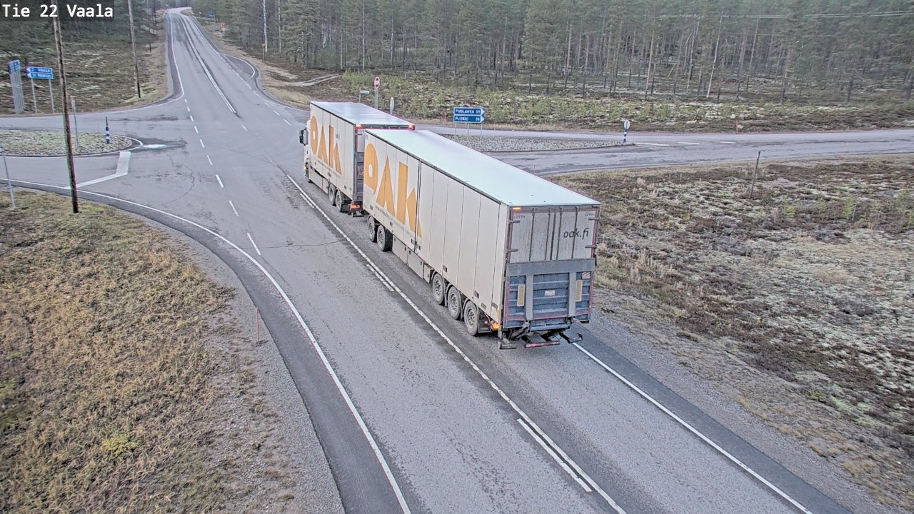 Kelikamerat Kuva Tie 22 Vaala, Vaala, Pohjois-Pohjanmaa