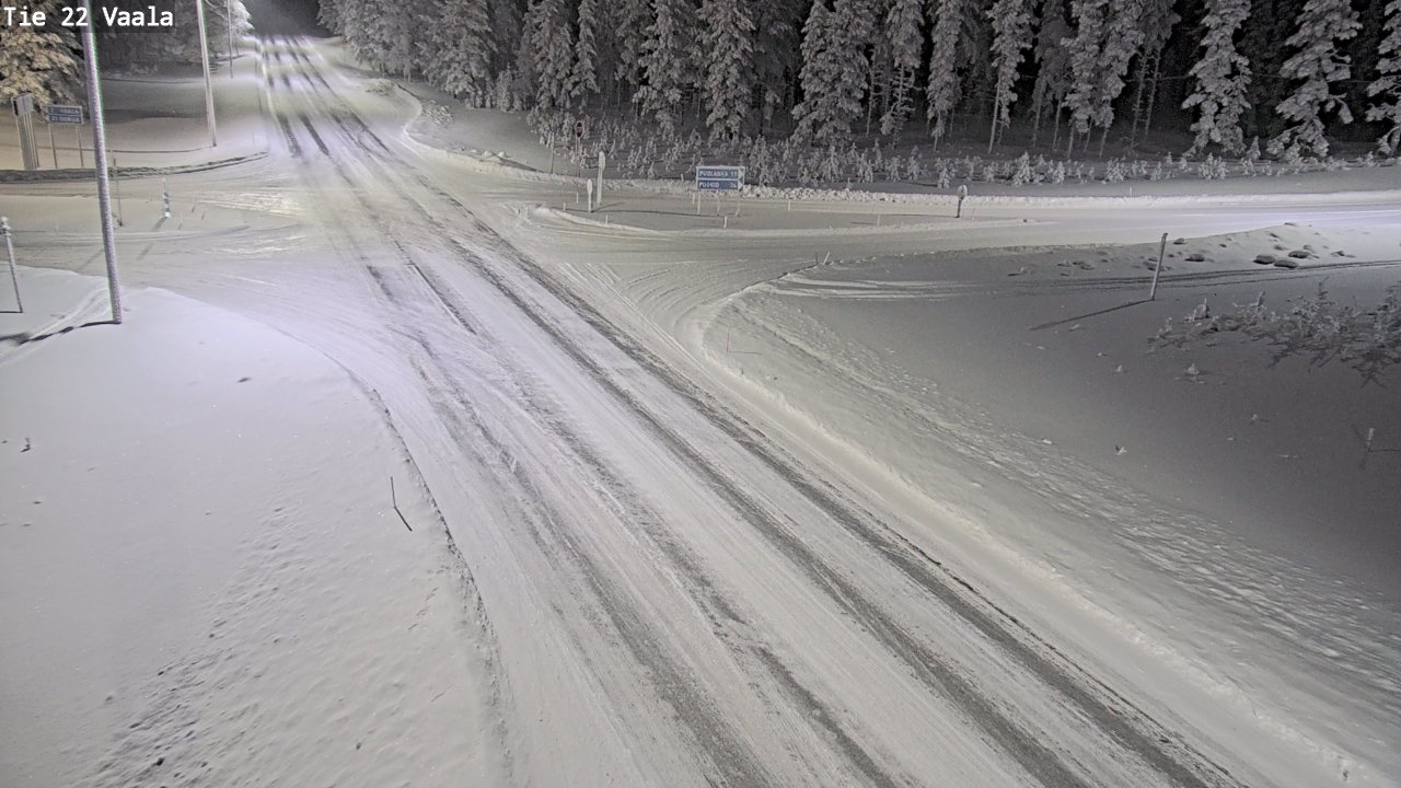 Kelikamerat Kuva Tie 22 Vaala, Vaala, Pohjois-Pohjanmaa