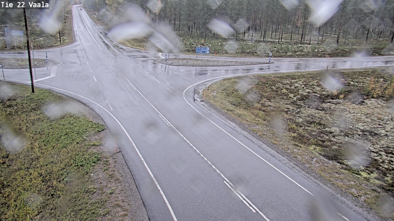 Weather Camera Image Road 22 Vaala, Vaala, Pohjois-Pohjanmaa