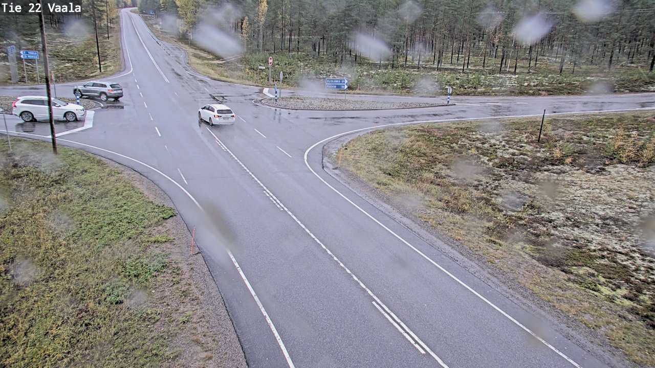 Weather Camera Image Road 22 Vaala, Vaala, Pohjois-Pohjanmaa