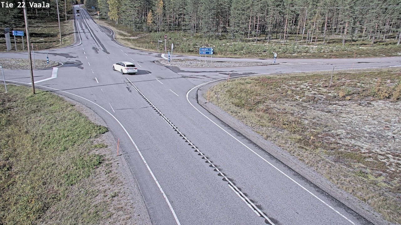Kelikamerat Kuva Tie 22 Vaala, Vaala, Pohjois-Pohjanmaa