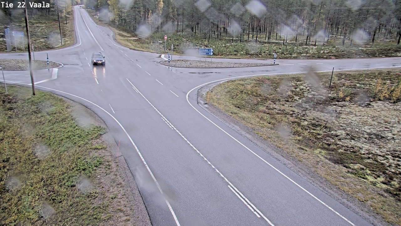 Weather Camera Image Road 22 Vaala, Vaala, Pohjois-Pohjanmaa