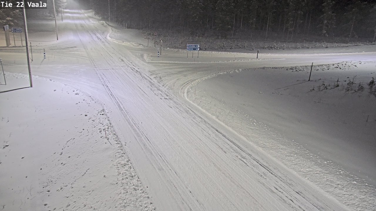 Kelikamerat Kuva Tie 22 Vaala, Vaala, Pohjois-Pohjanmaa