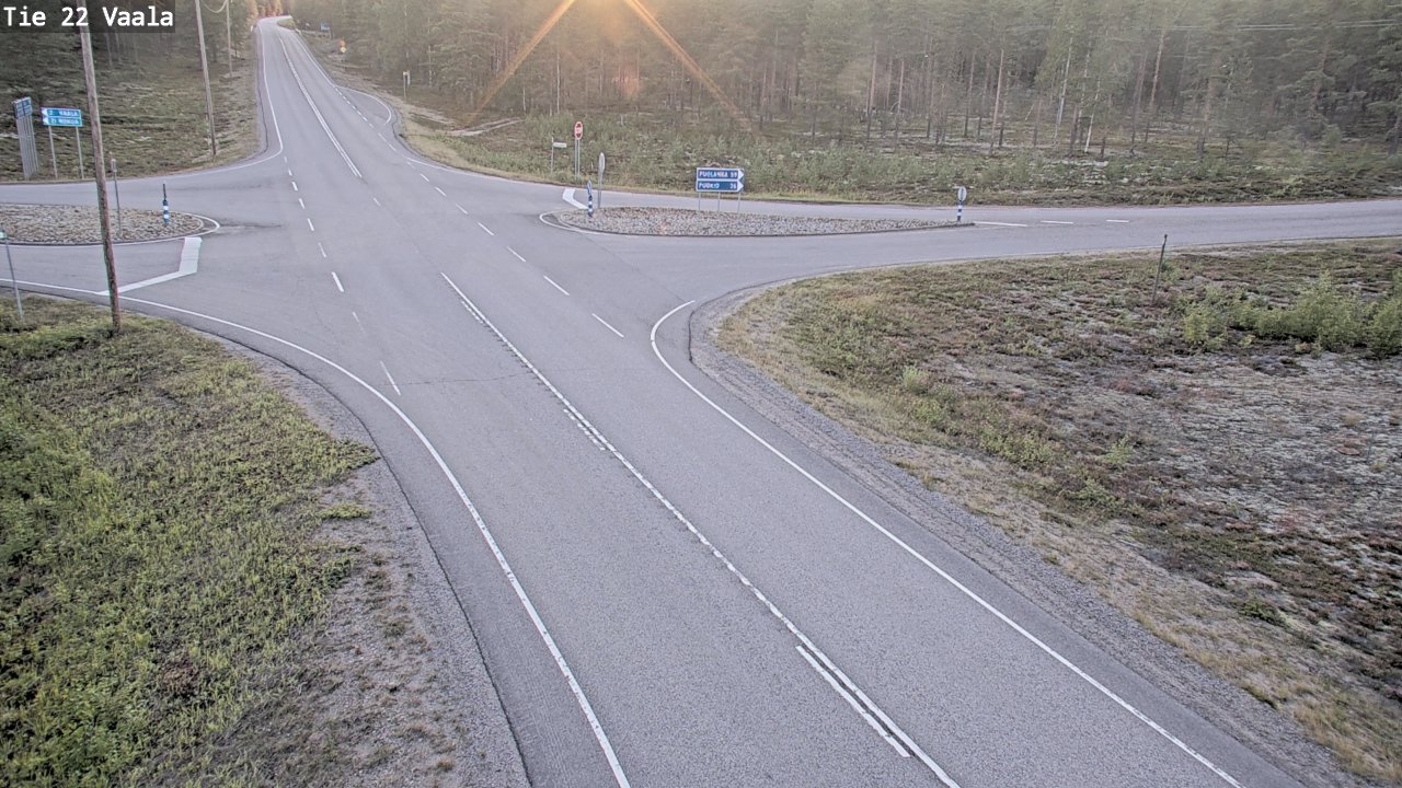 Kelikamerat Kuva Tie 22 Vaala, Vaala, Pohjois-Pohjanmaa