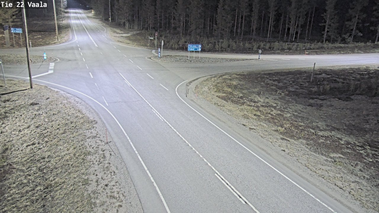 Kelikamerat Kuva Tie 22 Vaala, Vaala, Pohjois-Pohjanmaa