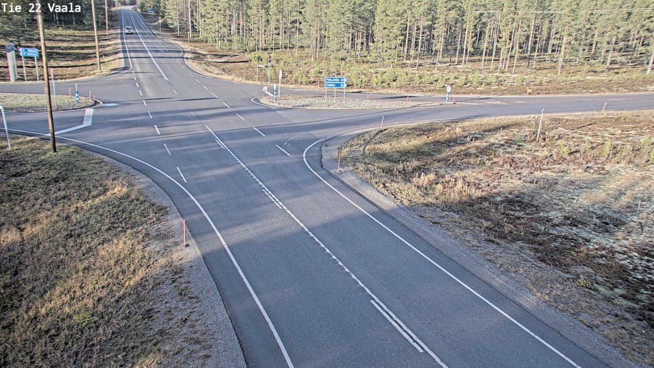 Kelikamerat Kuva Tie 22 Vaala, Vaala, Pohjois-Pohjanmaa