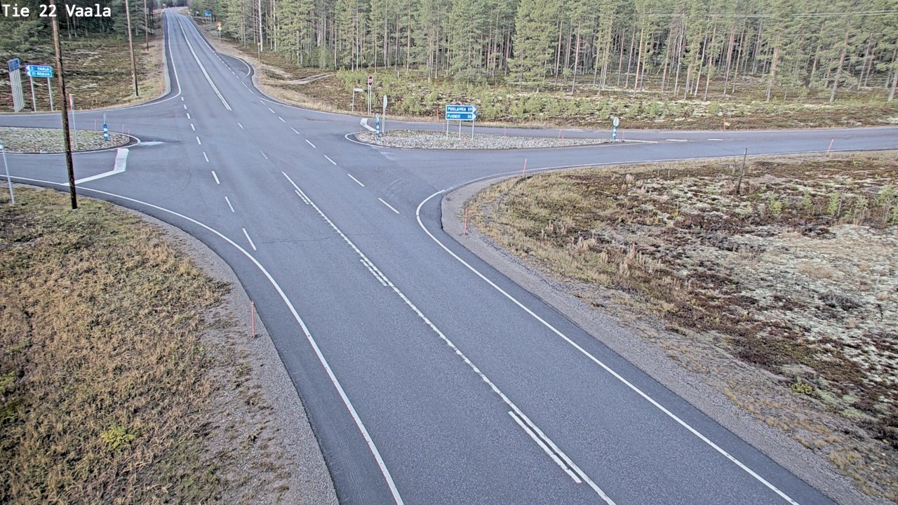Kelikamerat Kuva Tie 22 Vaala, Vaala, Pohjois-Pohjanmaa