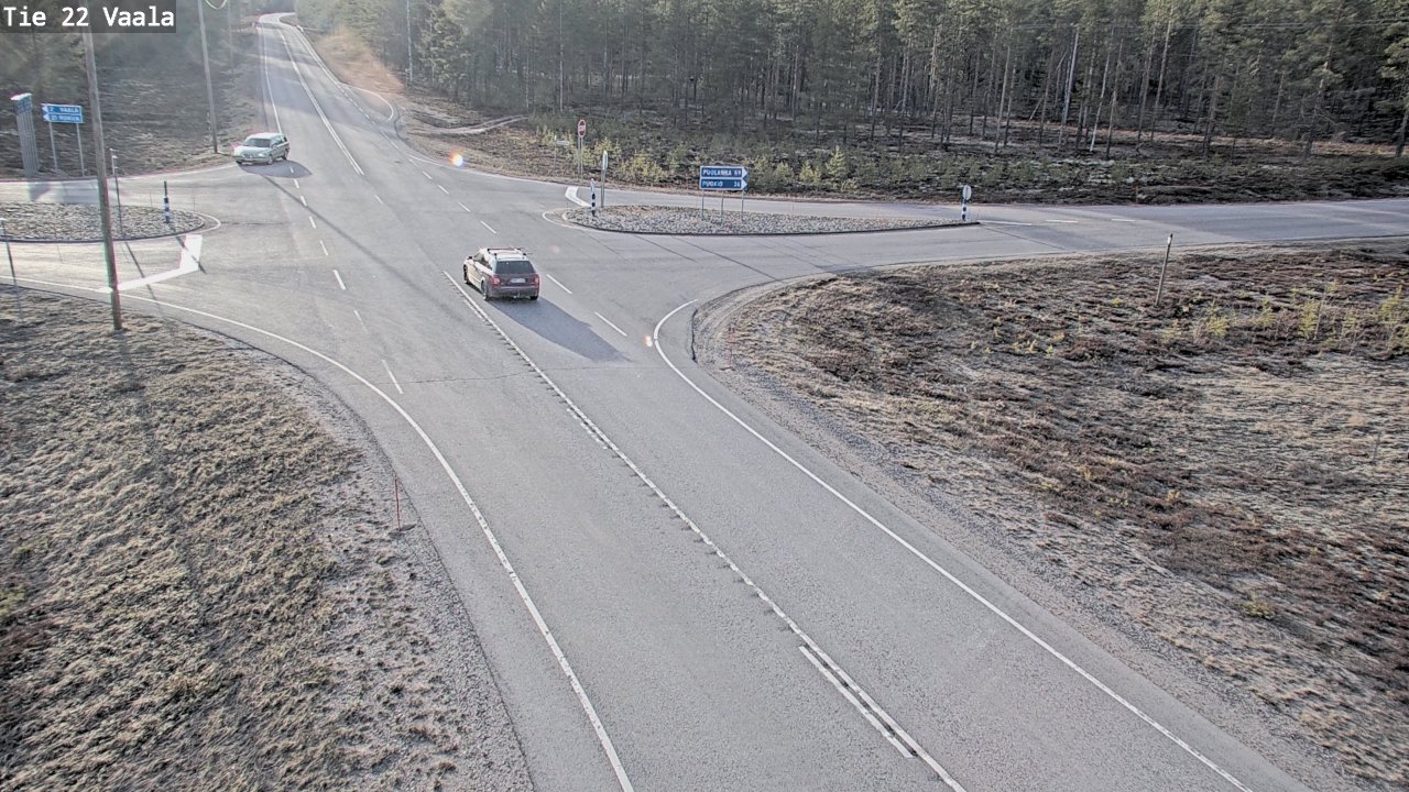 Weather Camera Image Väg 22 Vaala, Vaala, Pohjois-Pohjanmaa