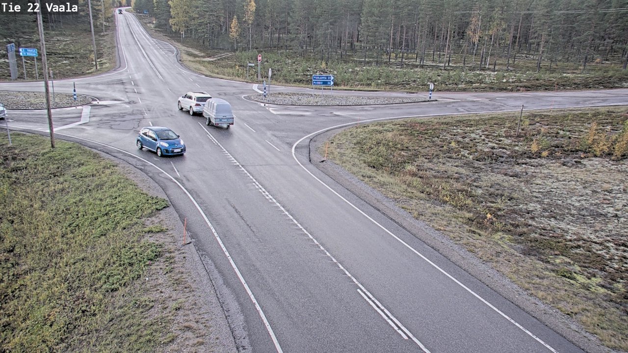 Kelikamerat Kuva Tie 22 Vaala, Vaala, Pohjois-Pohjanmaa