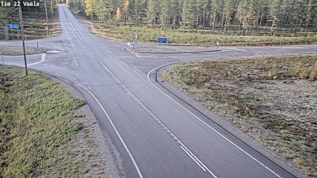 Kelikamerat Kuva Tie 22 Vaala, Vaala, Pohjois-Pohjanmaa
