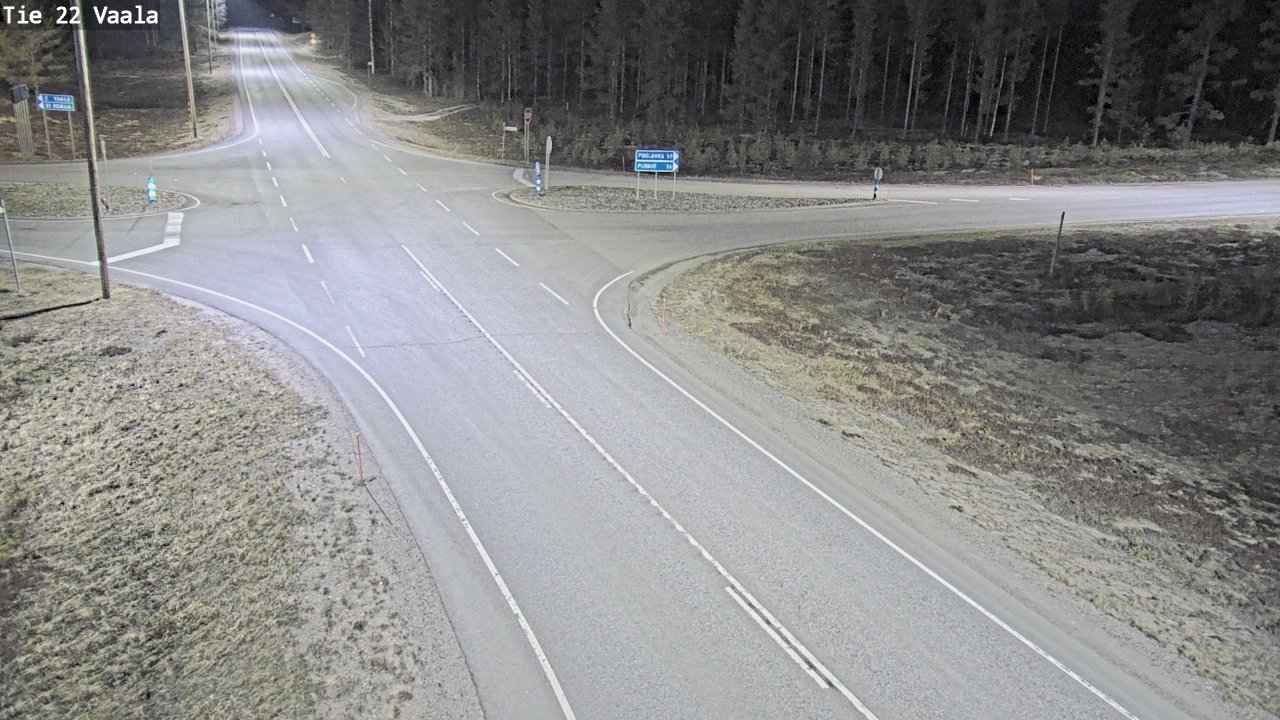 Kelikamerat Kuva Tie 22 Vaala, Vaala, Pohjois-Pohjanmaa