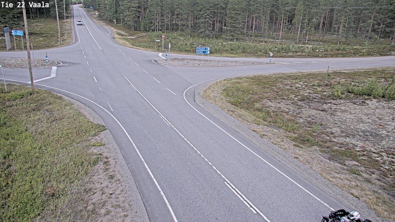 Weather Camera Image Road 22 Vaala, Vaala, Pohjois-Pohjanmaa