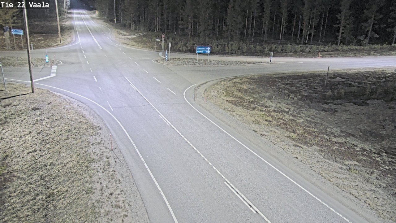 Kelikamerat Kuva Tie 22 Vaala, Vaala, Pohjois-Pohjanmaa