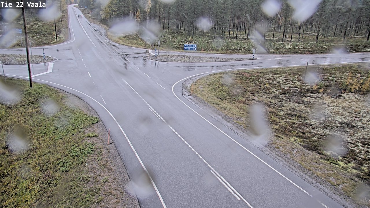 Weather Camera Image Road 22 Vaala, Vaala, Pohjois-Pohjanmaa