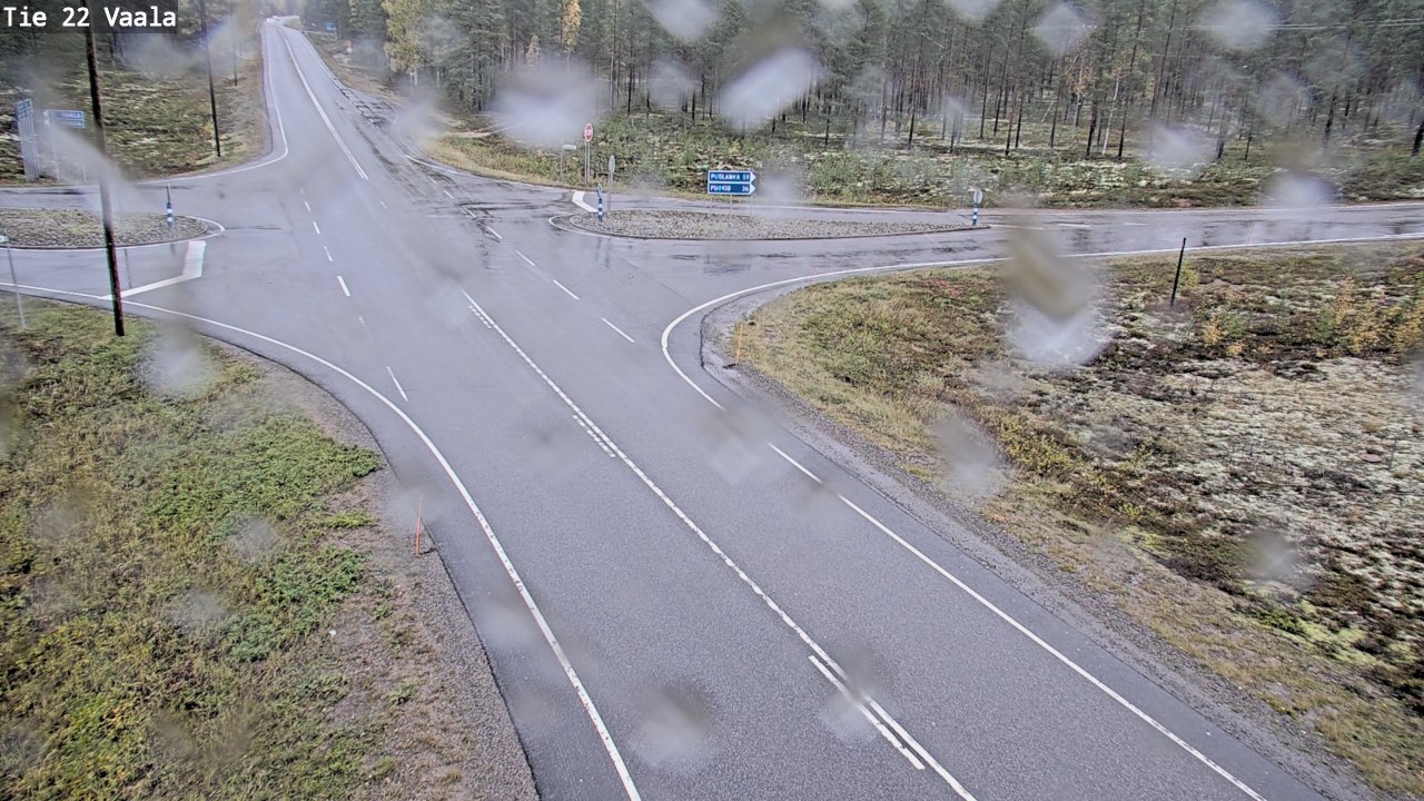 Weather Camera Image Road 22 Vaala, Vaala, Pohjois-Pohjanmaa