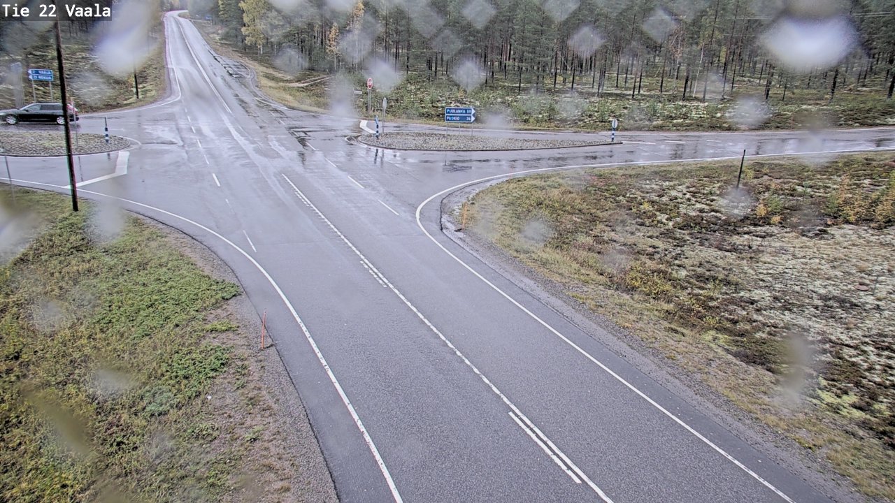 Weather Camera Image Road 22 Vaala, Vaala, Pohjois-Pohjanmaa