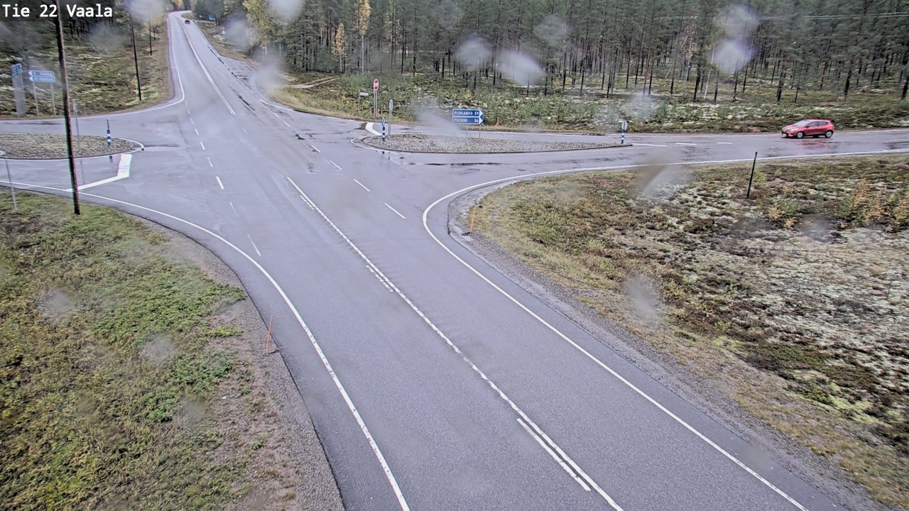 Weather Camera Image Road 22 Vaala, Vaala, Pohjois-Pohjanmaa