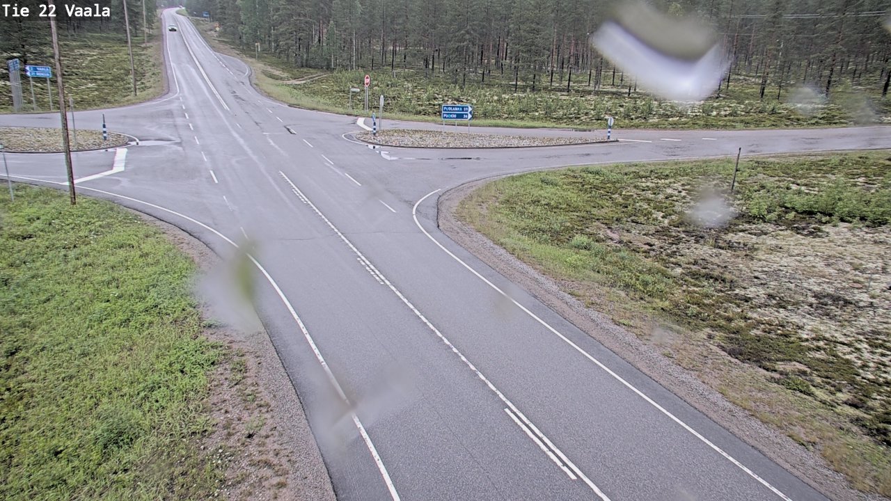 Weather Camera Image Väg 22 Vaala, Vaala, Pohjois-Pohjanmaa