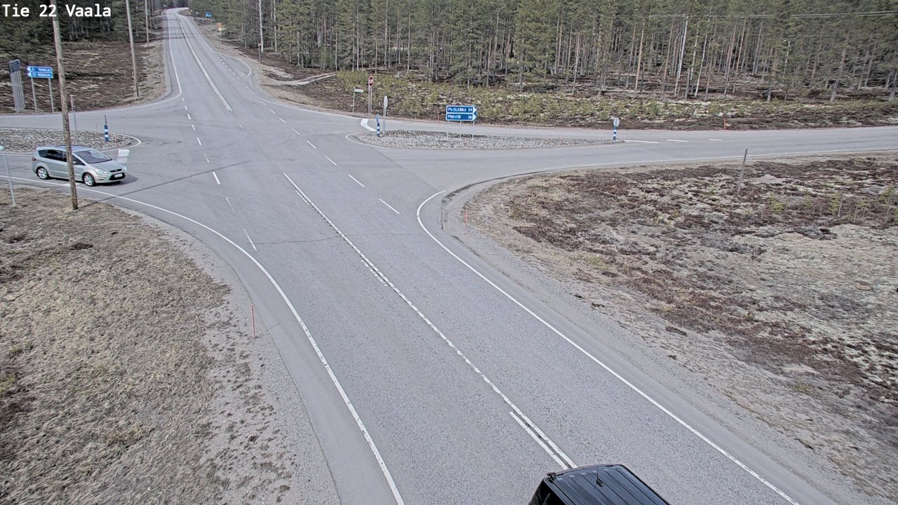 Weather Camera Image Väg 22 Vaala, Vaala, Pohjois-Pohjanmaa