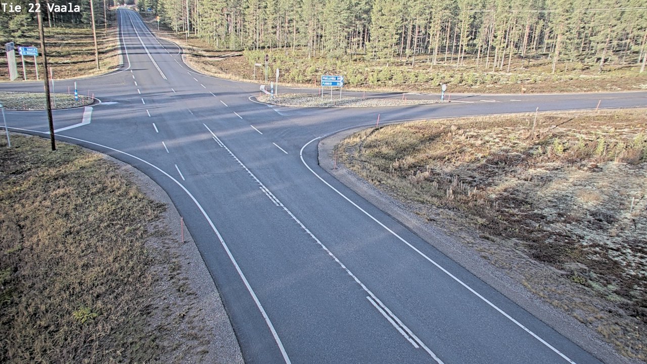 Kelikamerat Kuva Tie 22 Vaala, Vaala, Pohjois-Pohjanmaa