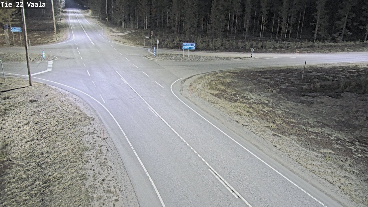 Kelikamerat Kuva Tie 22 Vaala, Vaala, Pohjois-Pohjanmaa