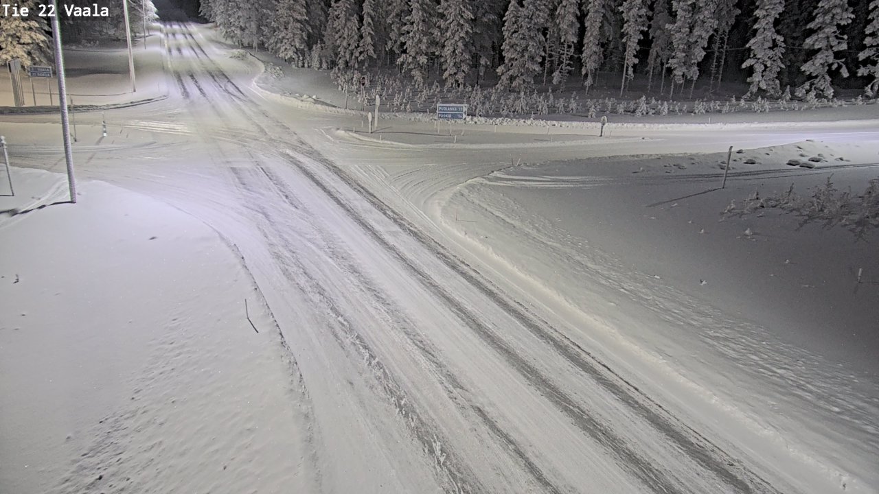 Kelikamerat Kuva Tie 22 Vaala, Vaala, Pohjois-Pohjanmaa