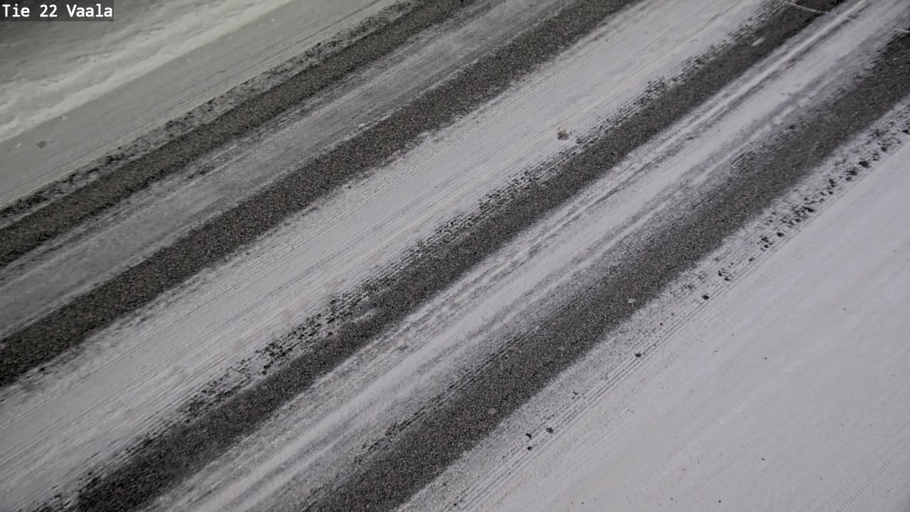 Weather Camera Image Road 22 Vaala, Vaala, Pohjois-Pohjanmaa