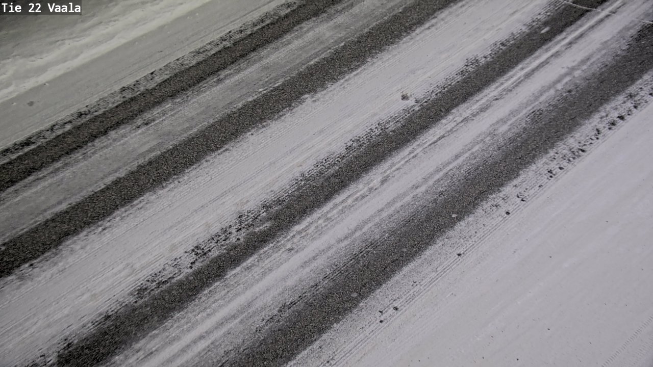 Weather Camera Image Road 22 Vaala, Vaala, Pohjois-Pohjanmaa