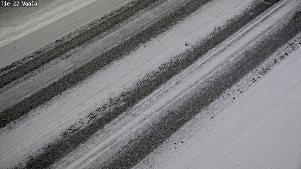 Weather Camera Image Road 22 Vaala, Vaala, Pohjois-Pohjanmaa