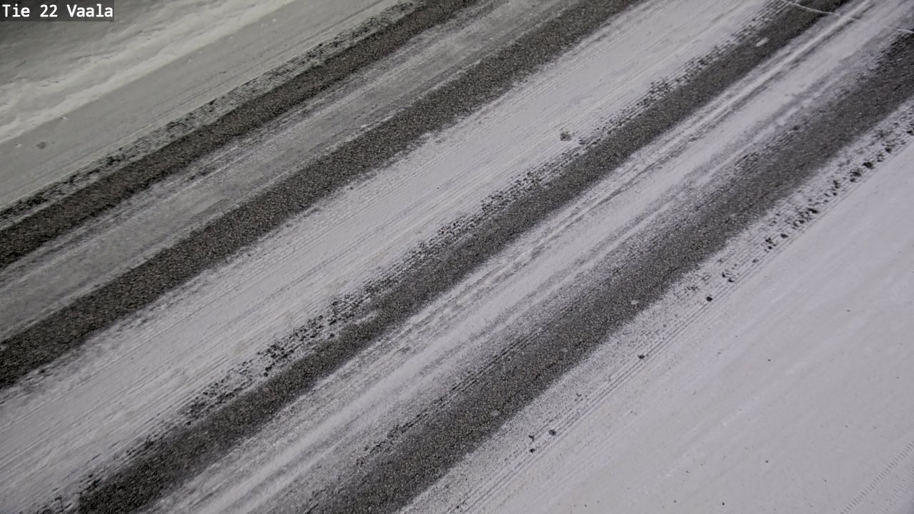 Weather Camera Image Road 22 Vaala, Vaala, Pohjois-Pohjanmaa