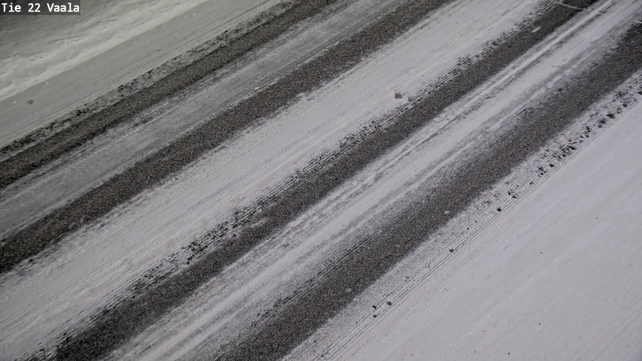 Weather Camera Image Road 22 Vaala, Vaala, Pohjois-Pohjanmaa