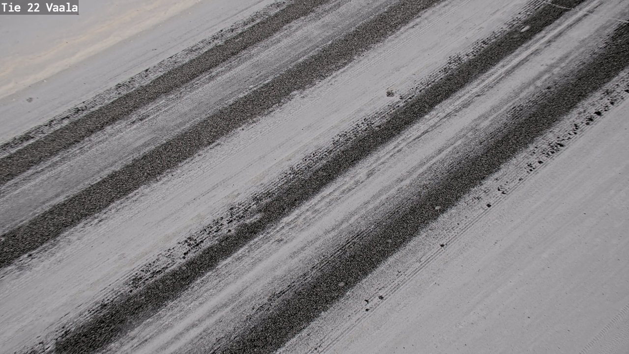 Weather Camera Image Road 22 Vaala, Vaala, Pohjois-Pohjanmaa