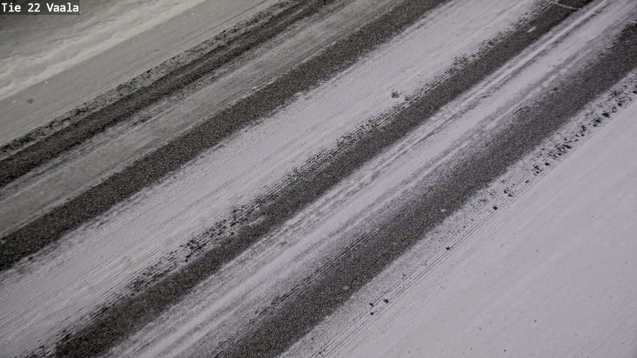 Weather Camera Image Road 22 Vaala, Vaala, Pohjois-Pohjanmaa