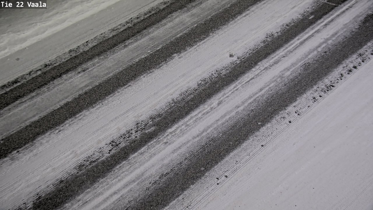 Weather Camera Image Road 22 Vaala, Vaala, Pohjois-Pohjanmaa