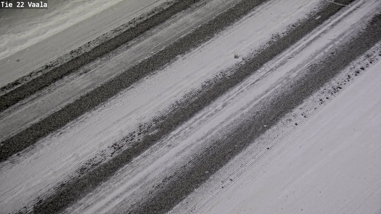 Weather Camera Image Road 22 Vaala, Vaala, Pohjois-Pohjanmaa