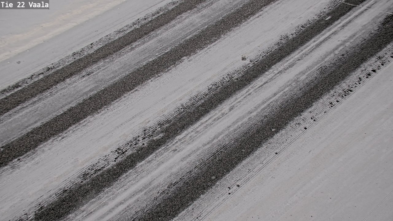 Weather Camera Image Road 22 Vaala, Vaala, Pohjois-Pohjanmaa