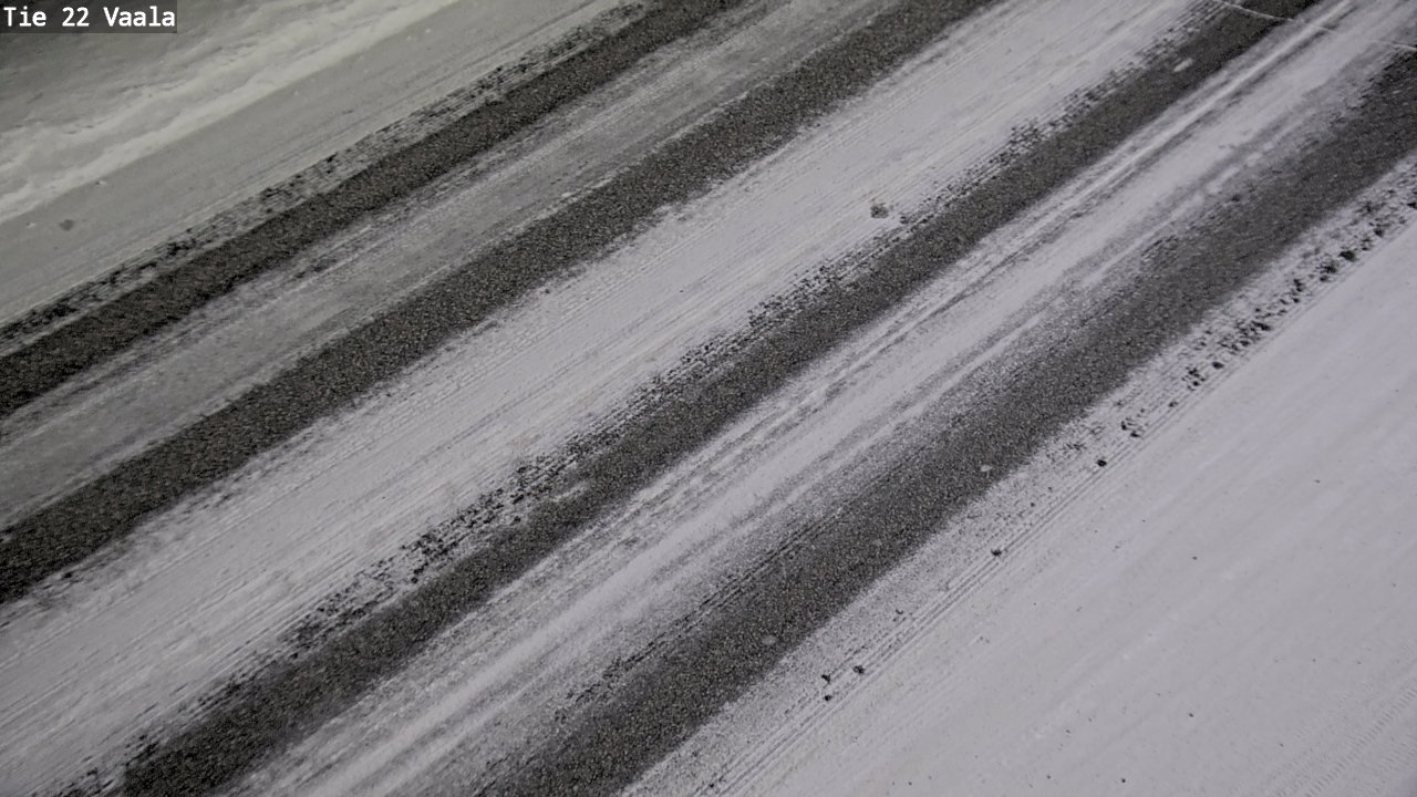 Weather Camera Image Road 22 Vaala, Vaala, Pohjois-Pohjanmaa