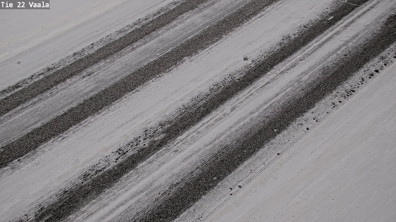 Weather Camera Image Road 22 Vaala, Vaala, Pohjois-Pohjanmaa