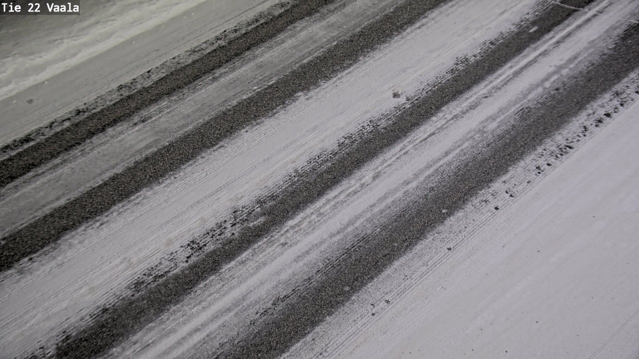 Weather Camera Image Road 22 Vaala, Vaala, Pohjois-Pohjanmaa